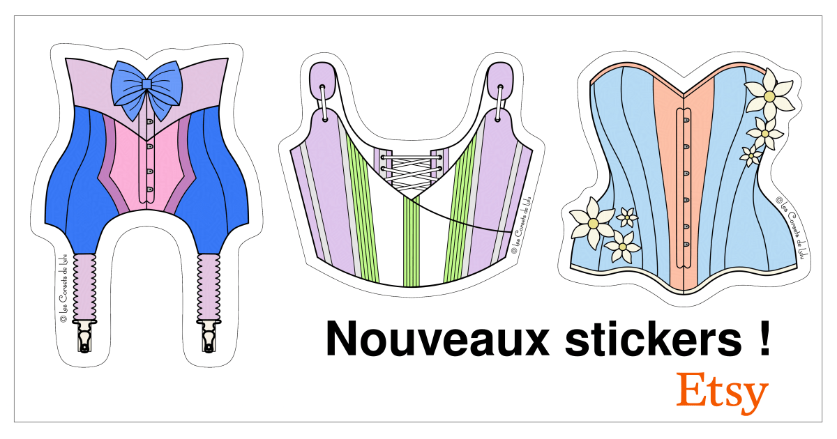 Les stickers corsets